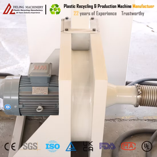 Granulateur de matières premières HSS400 PP PVC, broyeur de déchets plastiques, Machine de recyclage du plastique pour Machine d'injection auxiliaire