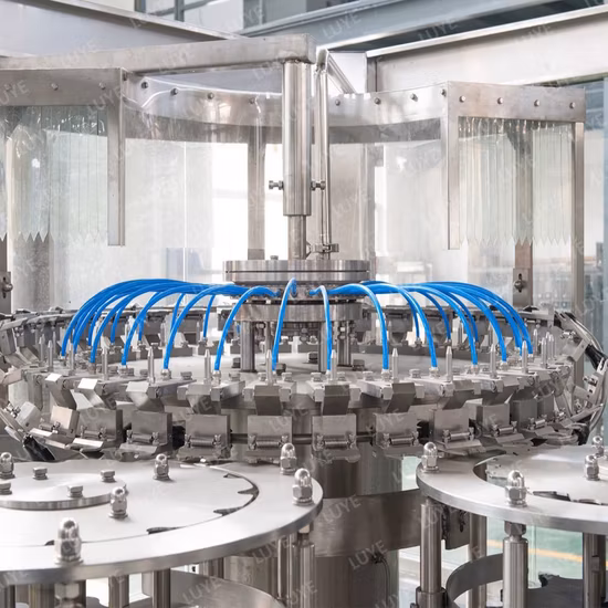 Bouteille en plastique automatique pour animaux de compagnie, boissons d'eau potable Pure, fabrication de remplissage par soufflage, Machine de conditionnement d'étiquetage