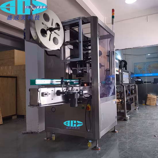 Jus de boisson en plastique automatique CSD boissons énergisantes douces gazeuses canette de bière minérale pure boisson gazeuse bouteille d'eau gazeuse étiquette en PVC manchon rétractable machine d'étiquetage